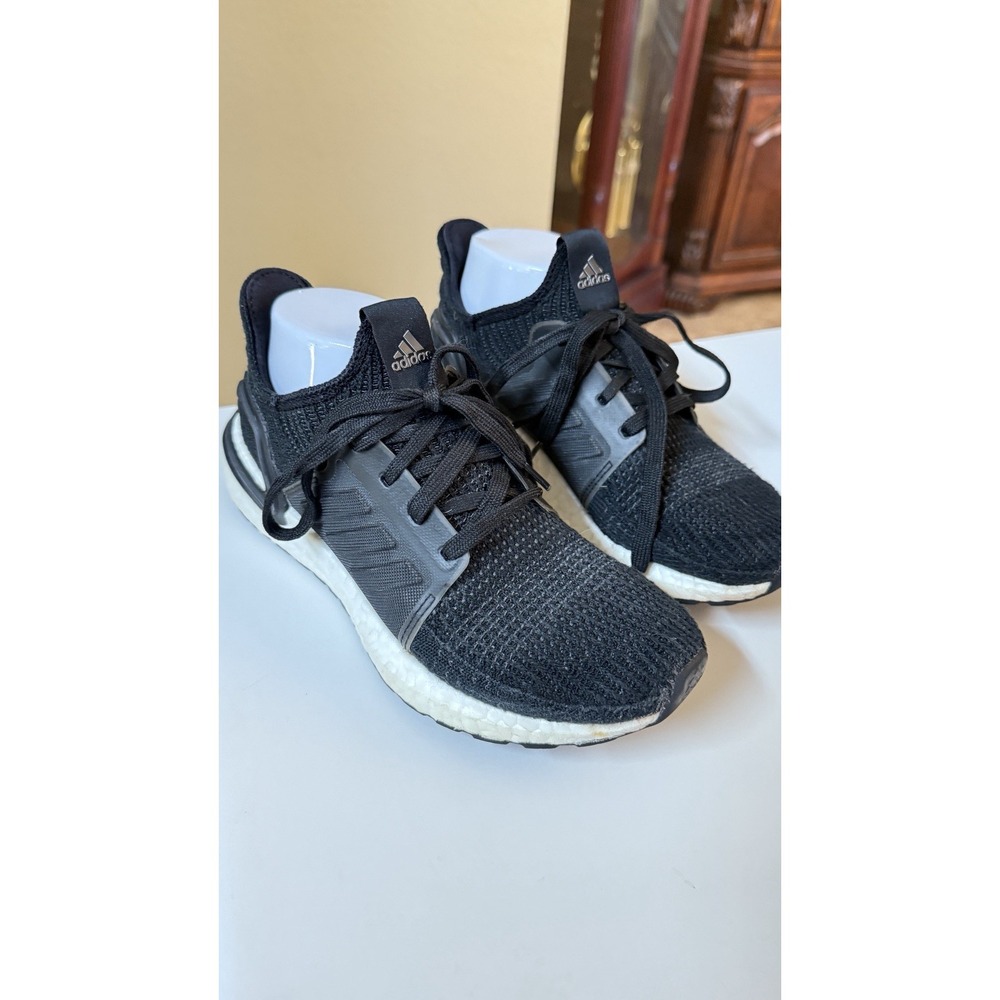 Adidas UltraBoost 19 G54014 Black White Running Shoes Sneakers Women's Size 6.5 - Picture 6 of 9